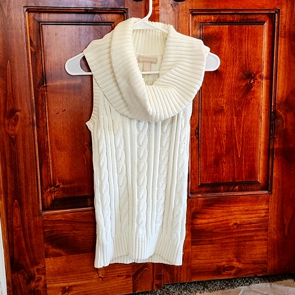 Sleeveless Banana Republic Cowl Neck Sweater